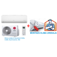 Klima uređaj LG Standard S12EQ, 3.5kW, Dual Inverter, R32 SA MONTAŽOM